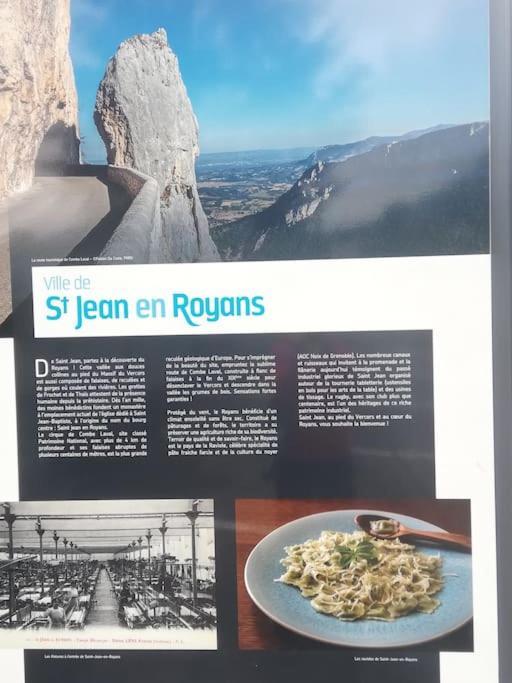 Logement Standing Wifi Vercors 'In Saint-Jean-en-Royans Eksteriør bilde